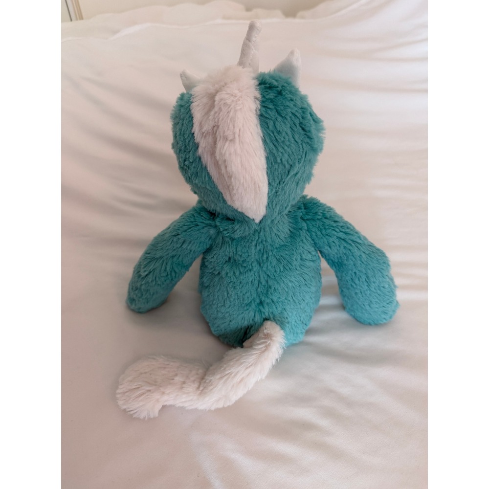 Slumberkins Unicorn Plush Stuffed Animal Teal Green Soft Toy‎ - Picture 2 of 6